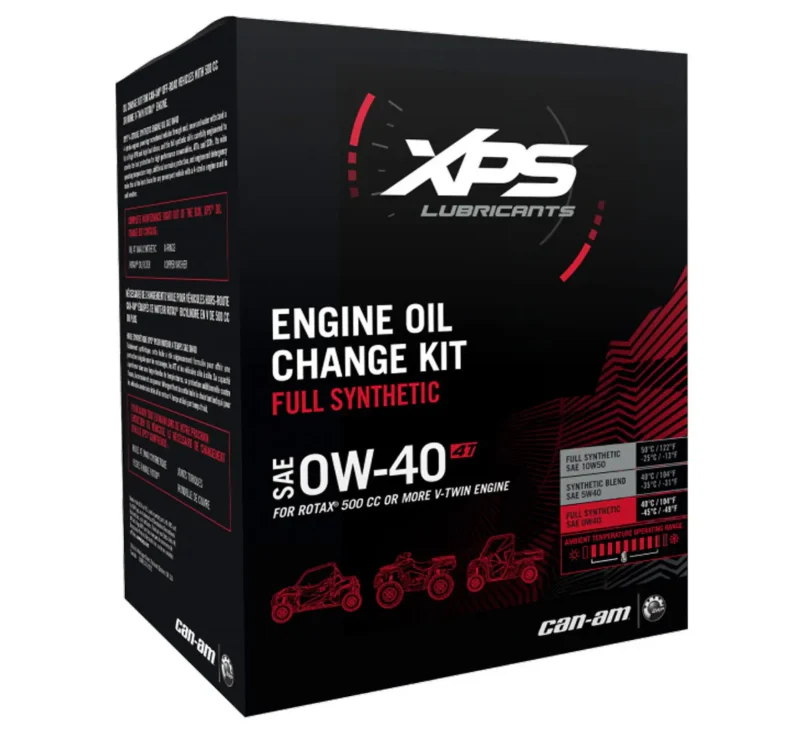 Can-Am XPS 4T 0W-40 Synthetic Oil Change Kit for Rotax 500 cc or more V-Twin engine SKU 9779259 - Image 3