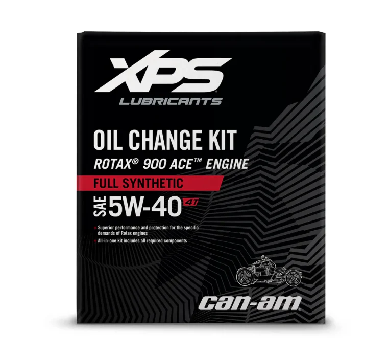 Can-Am XPS 4T 5W-40 Full Synthetic Oil Change Kit for Rotax 900 CC engine SKU 9779491
