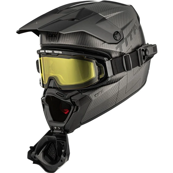CKX Titan AMS Carbon Helmet with Dual Lens Goggle - Image 4