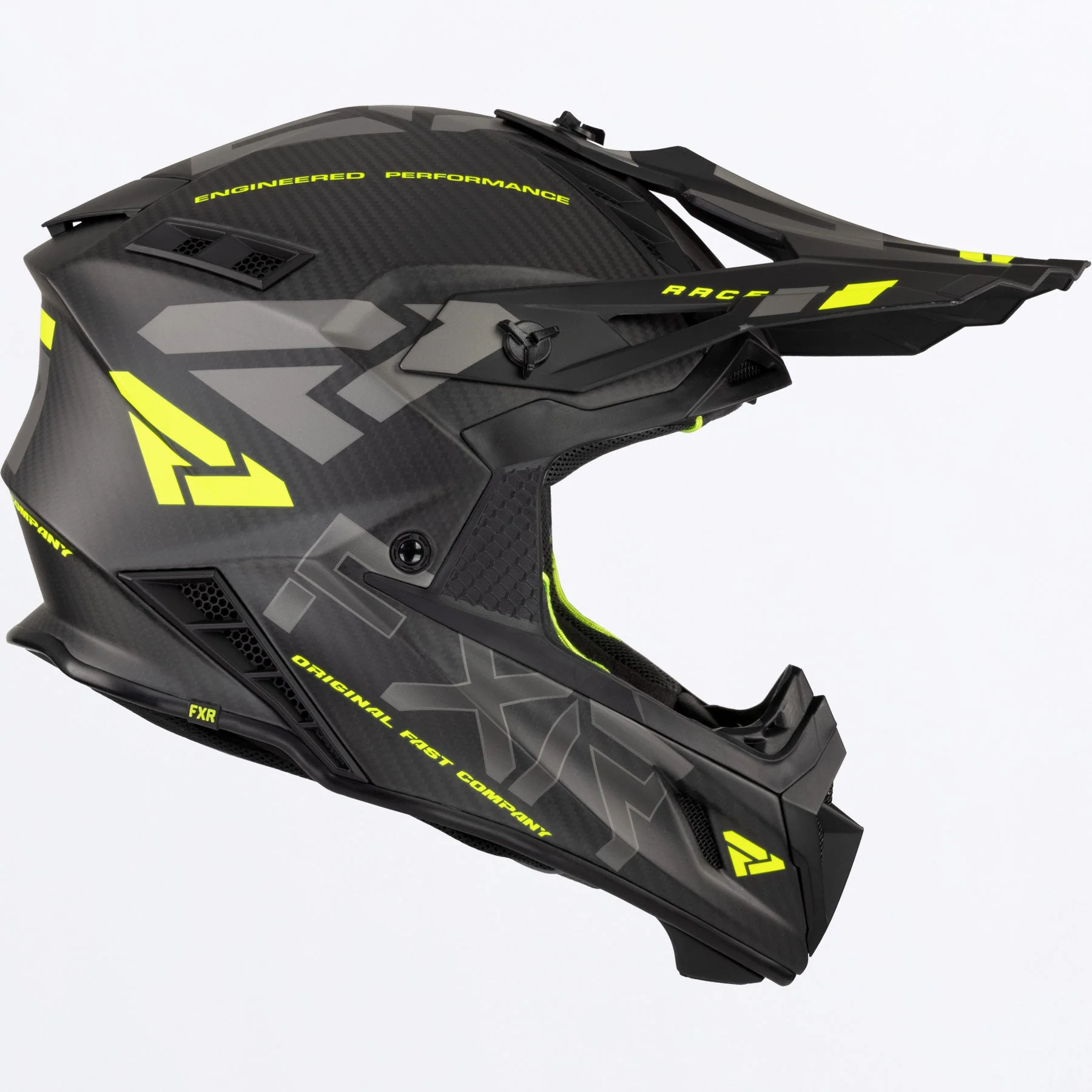 FXR Helium Carbon Helmet w/ Quick Release Buckle - Image 10