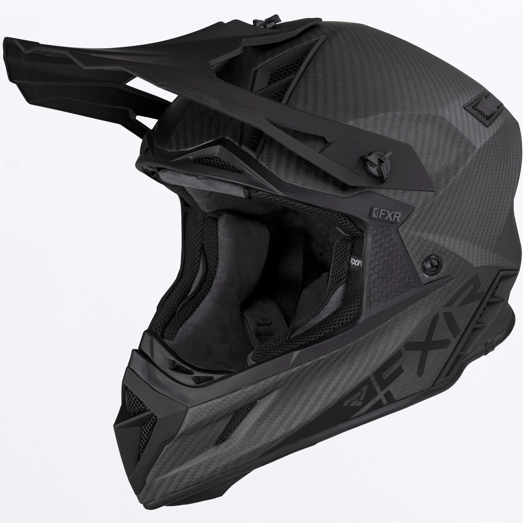 FXR Helium Carbon Helmet w/ Quick Release Buckle - Image 2