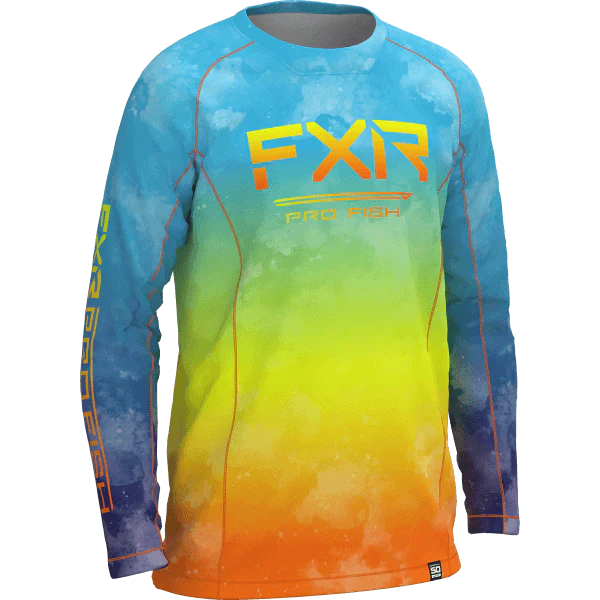 FXR Youth Derby UPF Longsleeve - Image 3