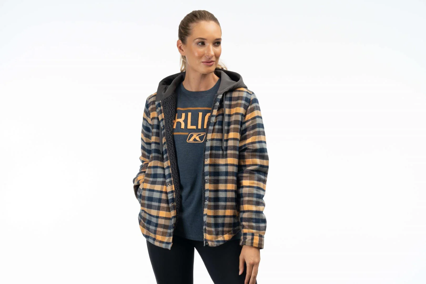Klim Big Sky Fleece Lined Flannel Hoodie - Image 11