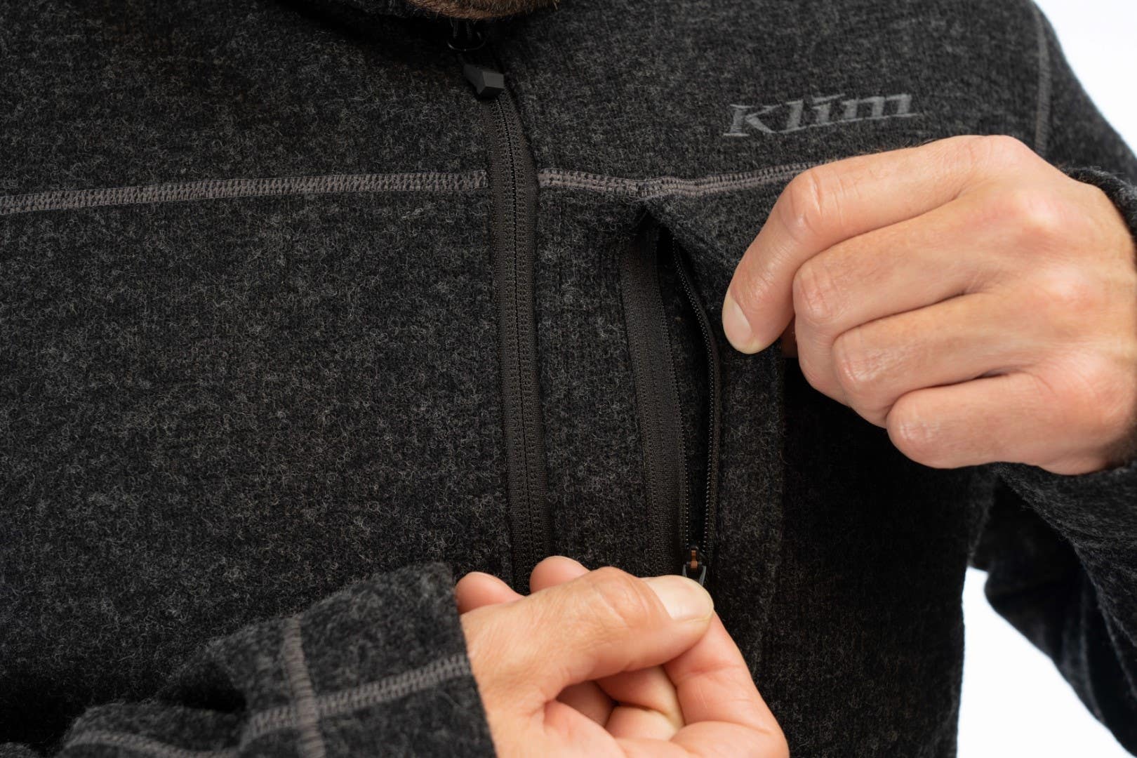 Klim Bighorn Canyon Wool Fleece Hoodie - Image 4