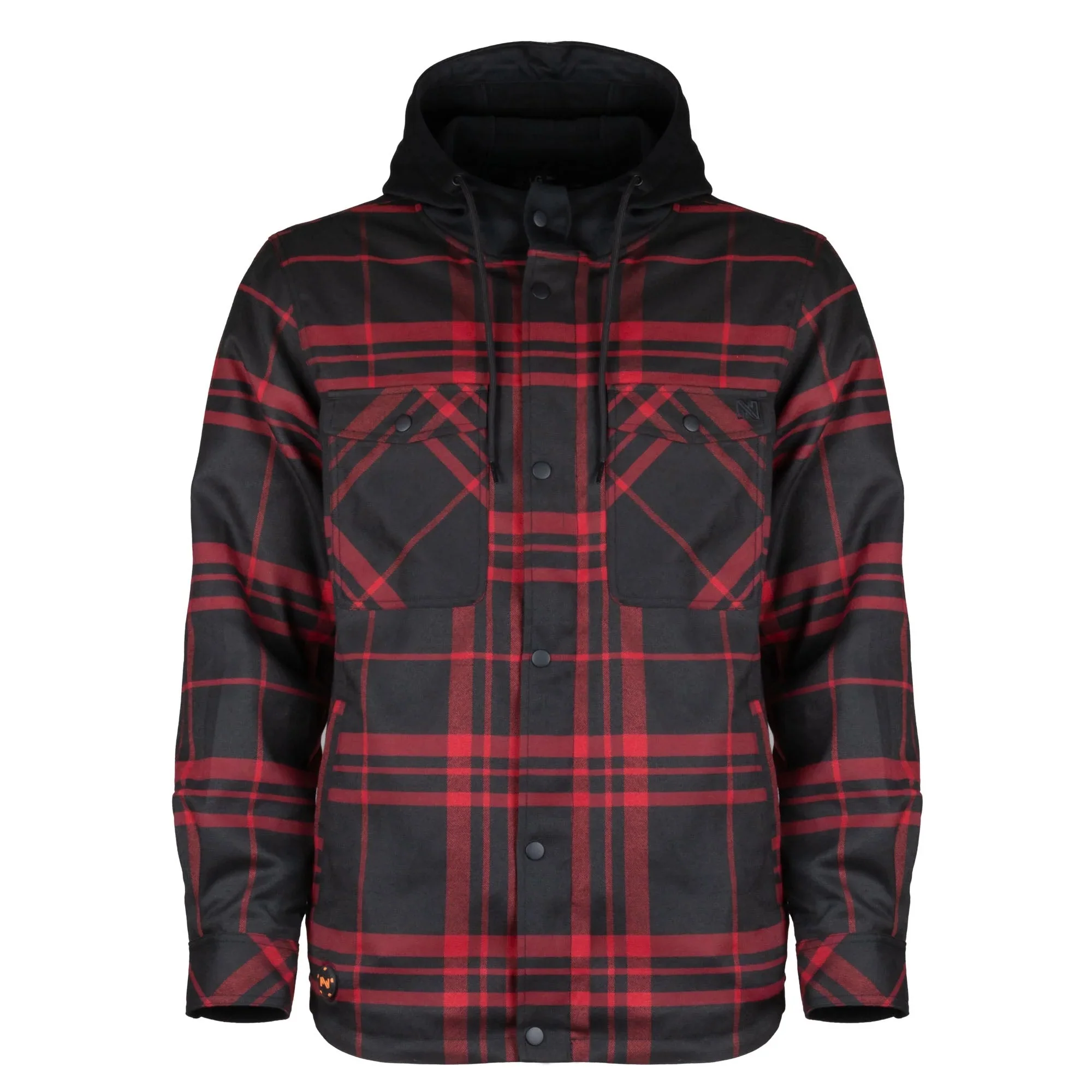 Mobile Warming Men's Flannel Heated Hoodie Jacket