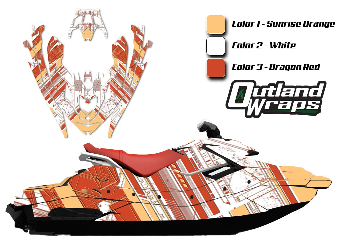 Sea-Doo 2024+ Spark & Spark Trixx Wrap - Warren Little - Image 3
