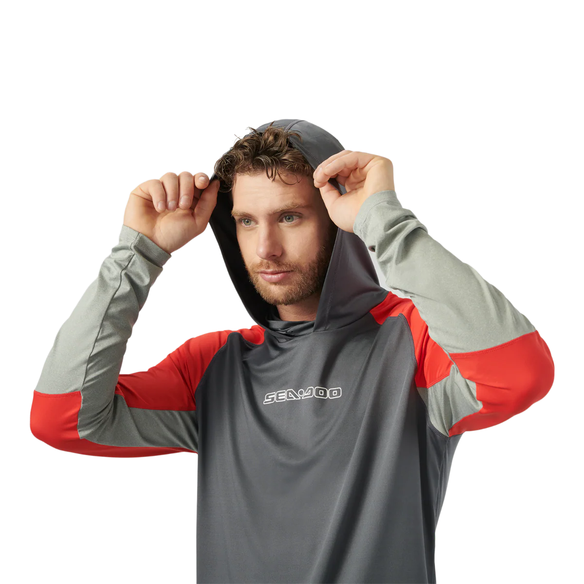 Sea-Doo Men's UV Protection Hooded Shirt - Image 2