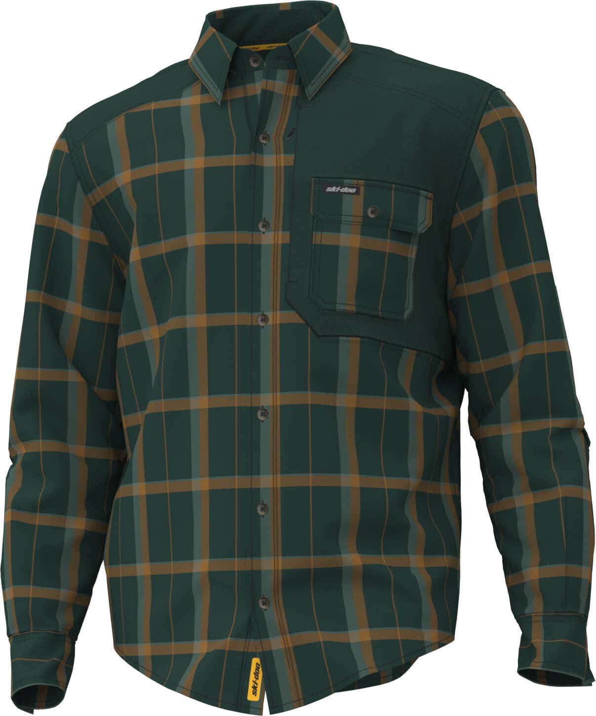 Ski-Doo Men's Plaid Flannel Shirt - Image 5