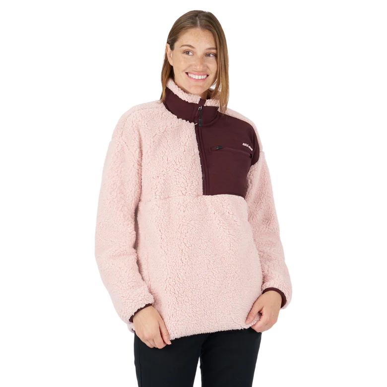 Ski-Doo Women's 1/4 zip Sherpa Fleece